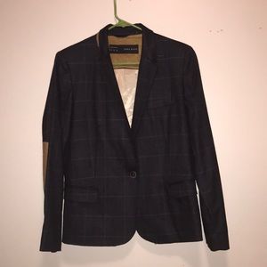 Zara Formal blazer with Elbow Patches